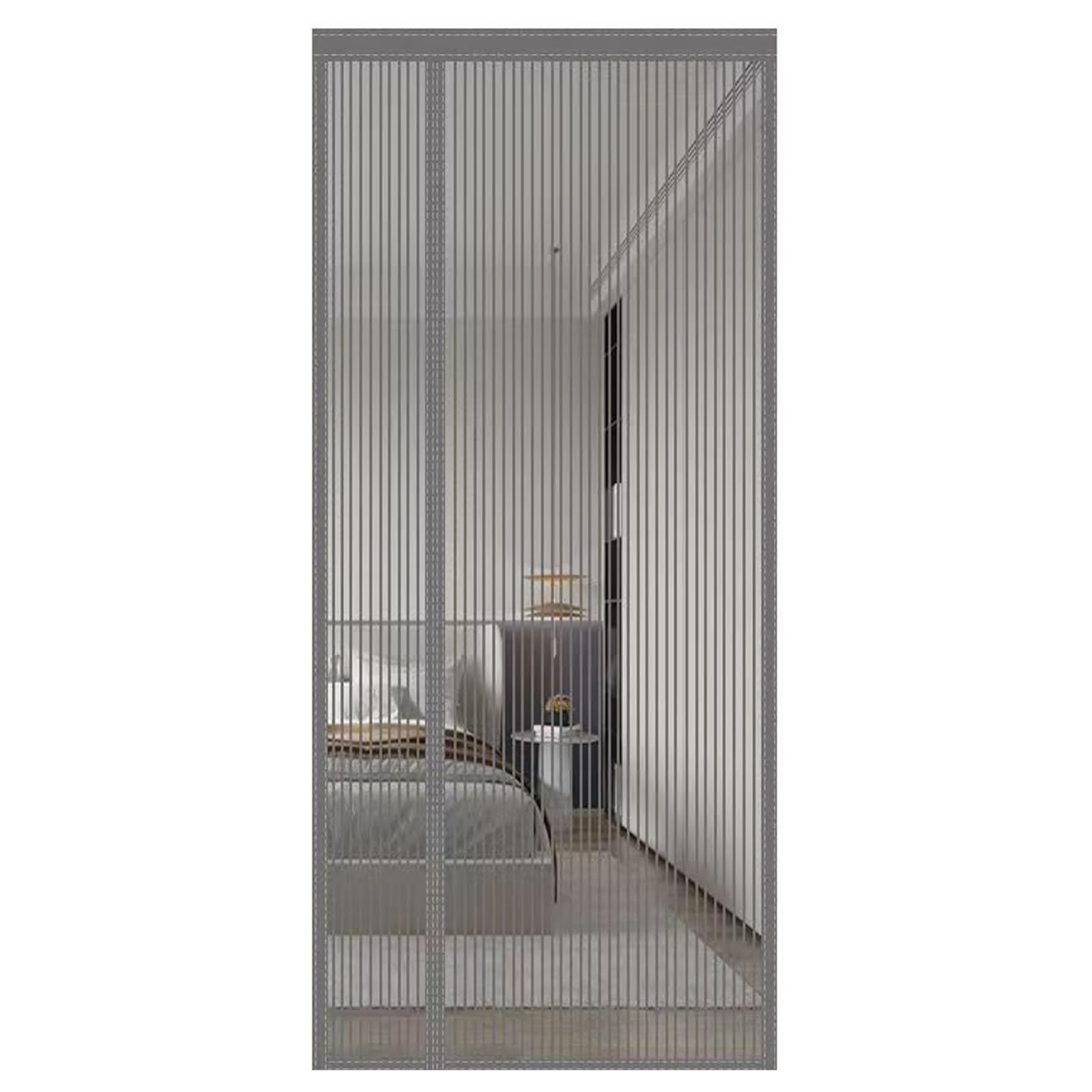 Pet-friendly screen barrier with fast-seal feature blocks flies while allowing air circulation