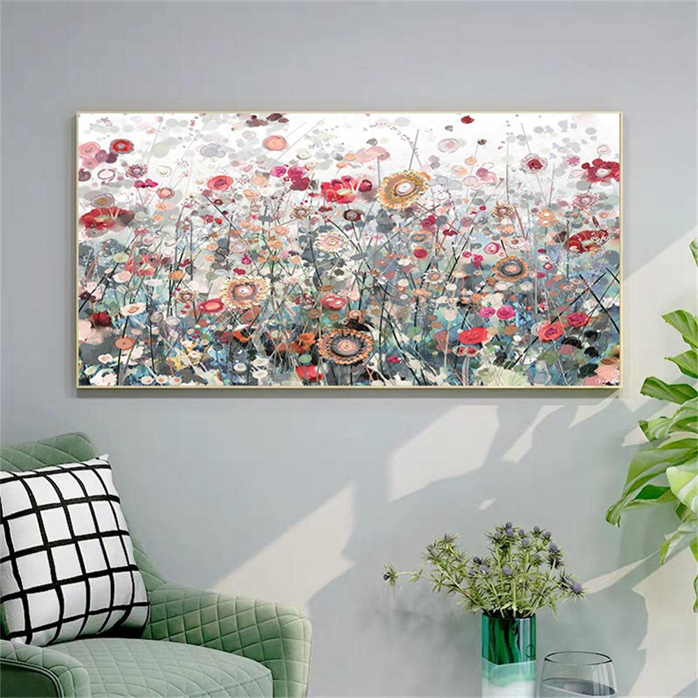 Diamond Painting Adultes Grand Format Fleurs | Kit Point de Croix Strass 5D