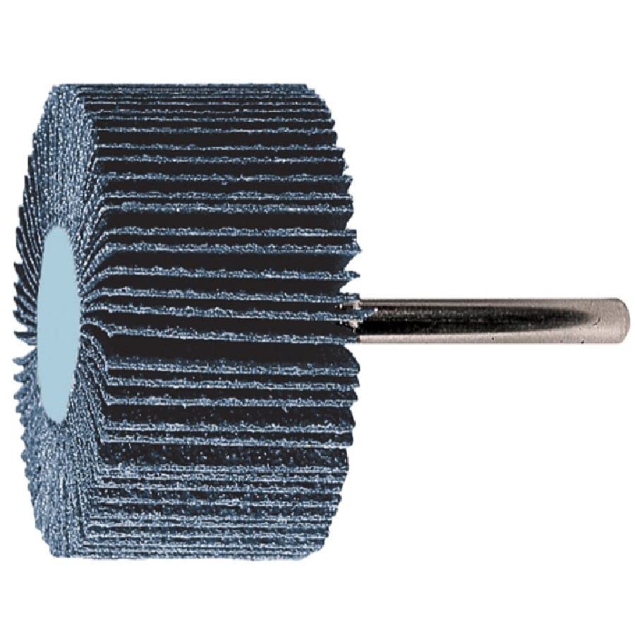 PFERD 45475 2" x 1" Mounted Flap Wheel 1/4" Shank, Aluminum Oxide, 120 Grit, INOX (10pk)
