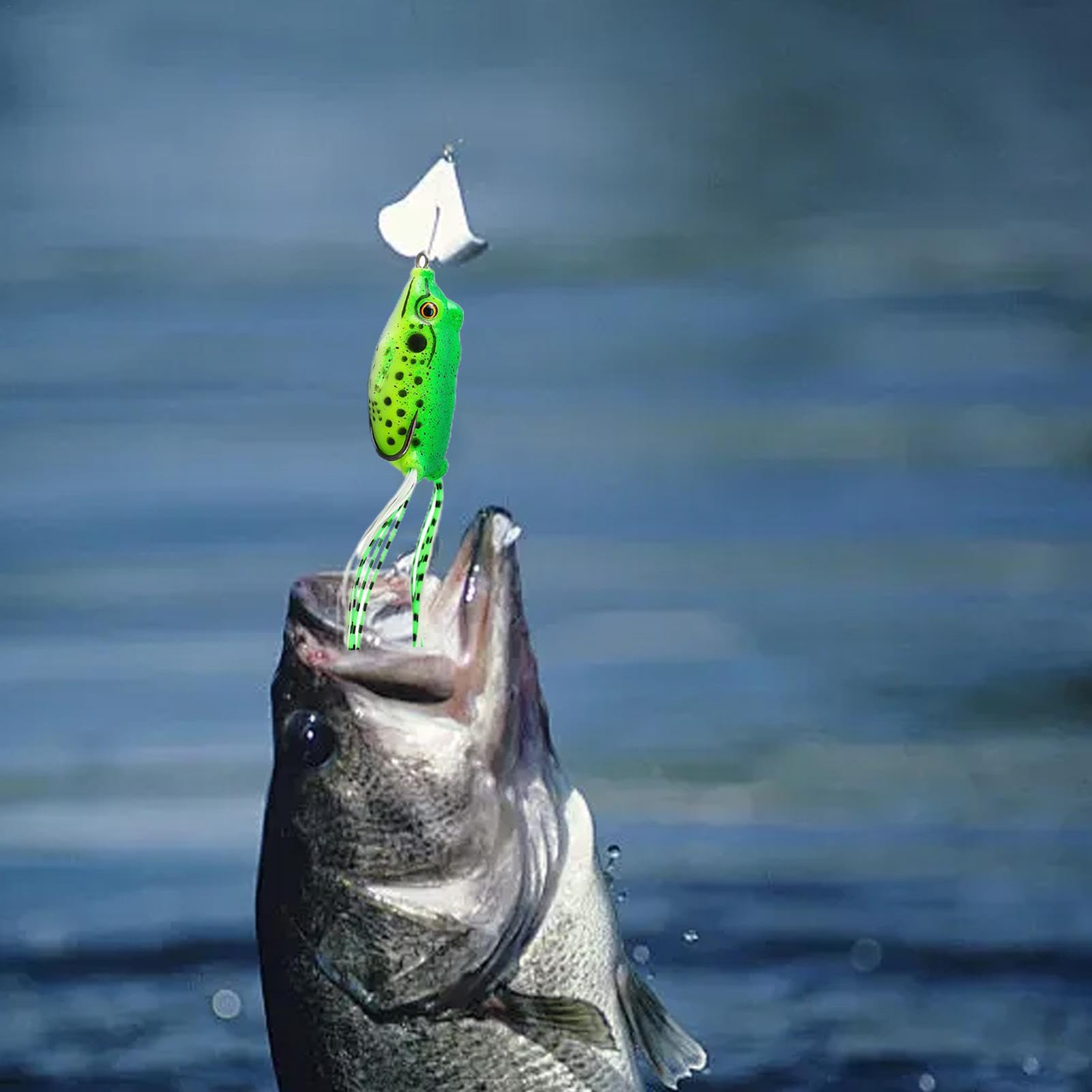 Amazon | 小さなフロッグベイト、ソフトフロッグフィッシングルアー