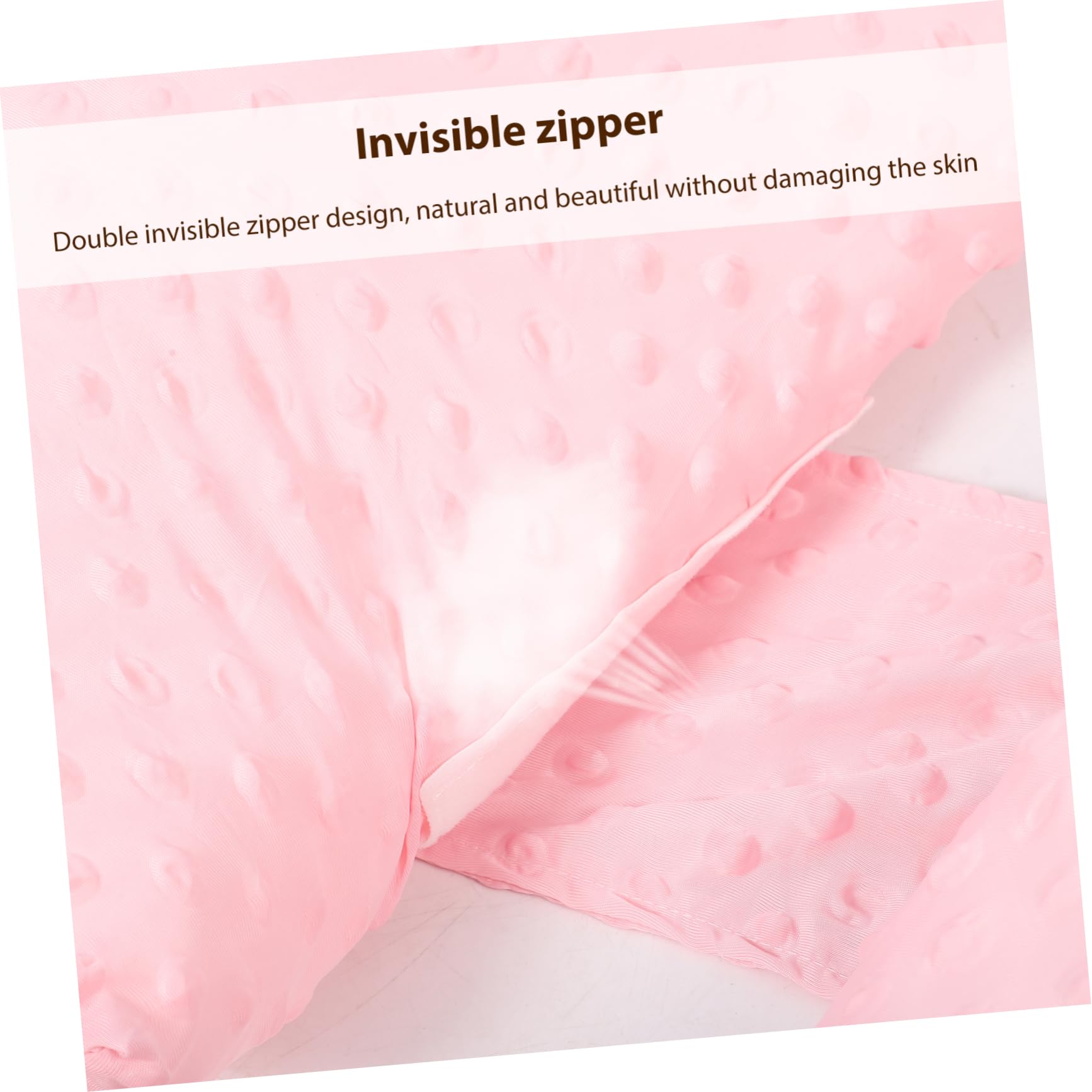IMIKEYA 1 Set Maternity Pillow Protector Cushion Pregnancy Pillows for Sleeping Full Soft Pregnancy Pillow Pregnancy Waist Pillow Maternity Body Pillow Pregnancy Belly Support Fabric Pink