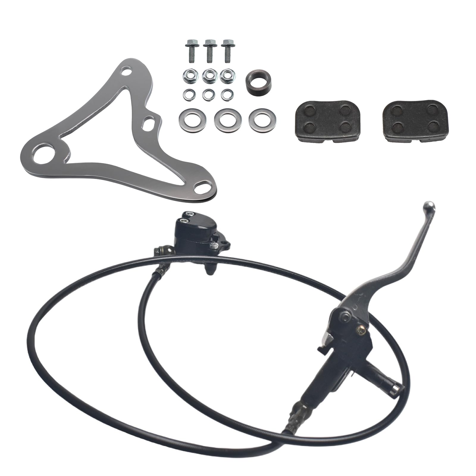 Hydraulic Brake Kit Silver for FRP GMB100 Mini Bike