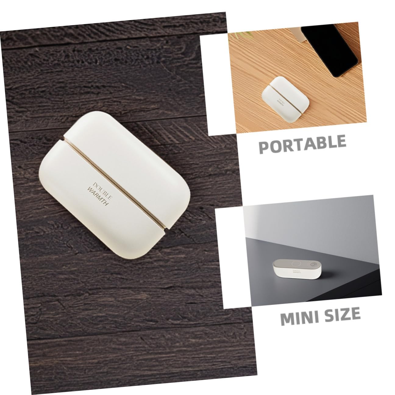 BESTonZON Scaldamani Elettrico Portatile Calore Rapido Tramite USB per Viaggi all Aperto e Attrezzatura da Caccia Dispositivo Leggero e Ricaricabile