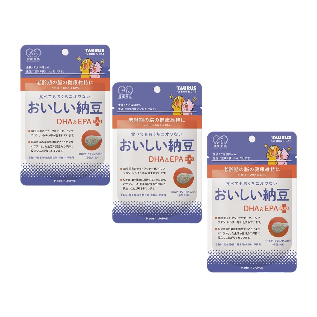 【な】まとめ買い まとめ買い）トーラス おいしい納豆 DHA&EPA+ 犬用フード 【×6セット