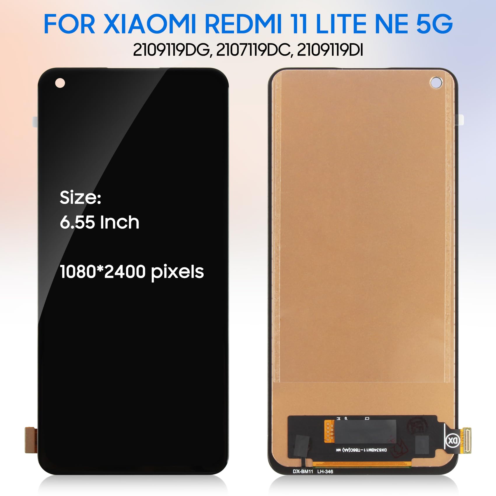 DISPLAY LCD ORIGINALE SERVICE PACK XIAOMI MI 11 LITE 5G NE - Foto 10