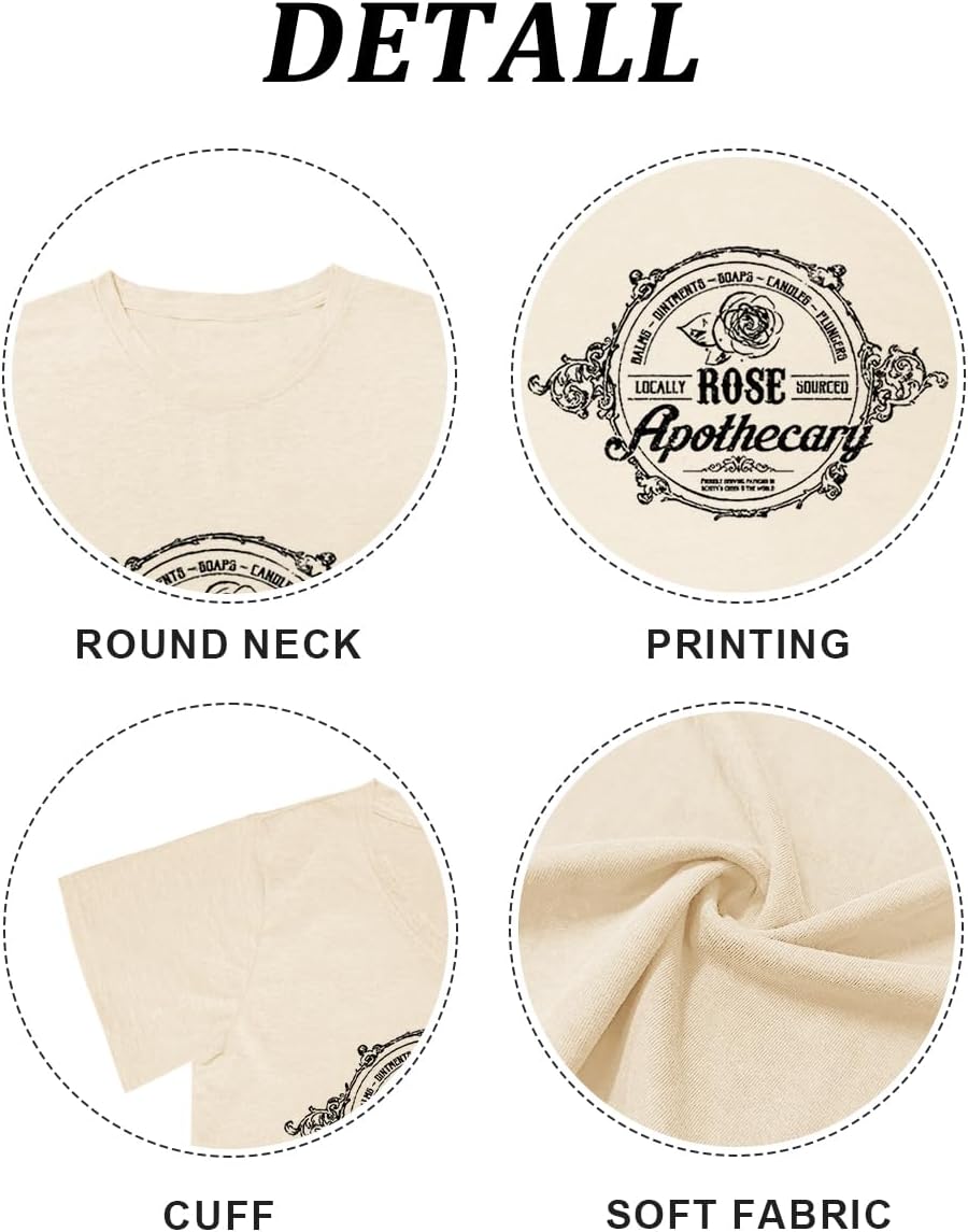 Women Vintage T Shirt Funny Tees Shirt Short Sleeve Tops Cute Graphic Tees - Image 5