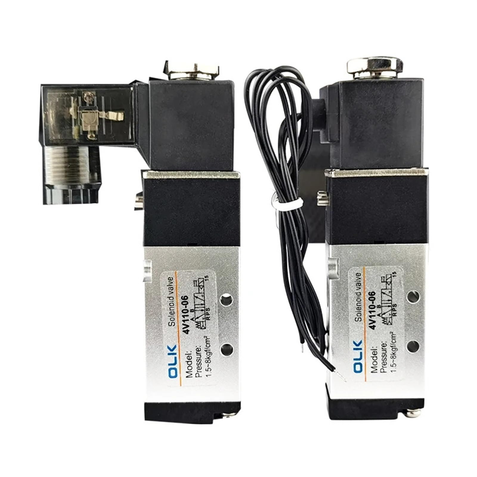 Vanne magnétique électrique 4V110-06 DC12V robuste en format 1/8 pouces