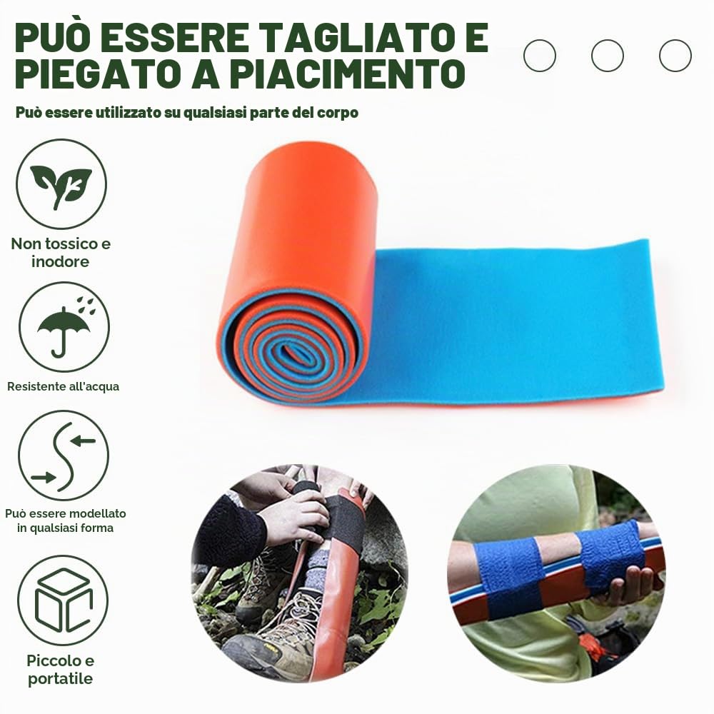 Kit Pronto Soccorso Militare Completo, 19 Varietà, 61 Pezzi First Aid Kit per Esterni, Trauma First Aid Kit per Auto, Casa, Viaggi, Campeggio All'Aperto, Escursionismo