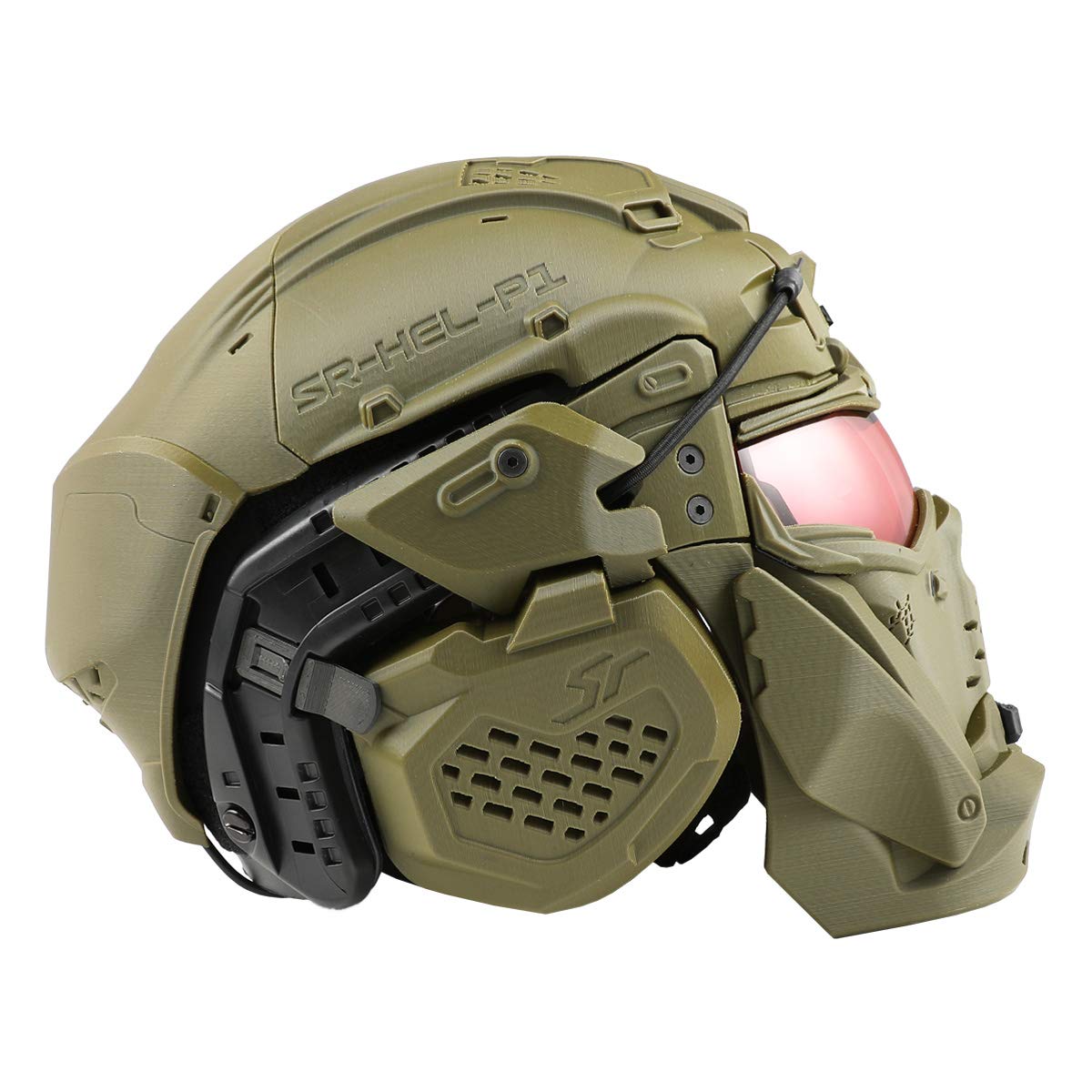 Amazon.co.jp: SRU タクティカルヘルメットセット (FAST BJヘルメット