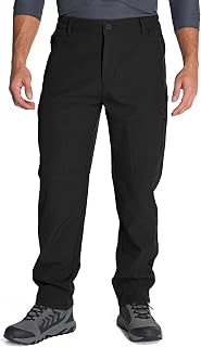Jessie Kidden Mens Waterproof Hiking Pants Outdoor Snow Ski Fishing Fleece Lined Insulated Winter Pants