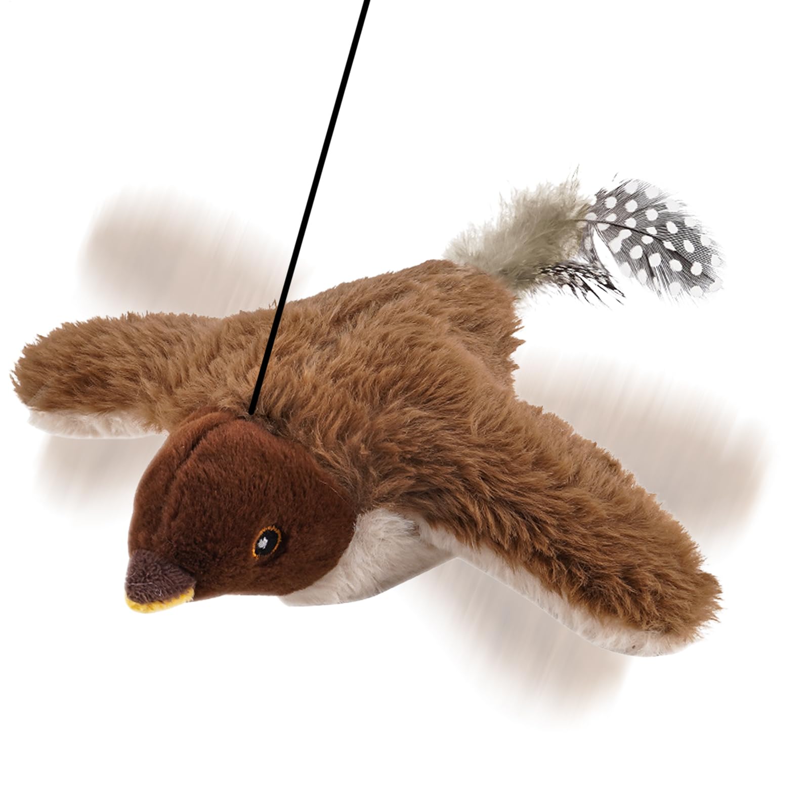 Oiseau volant électrique pour chat, le jeu interactif idéal pour animer les journées en intérieur