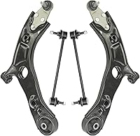 Vista 10 de Detroit Axle - 4 brazos de control de extremo delantero para Nissan Frontier Xterra 2000-2004 Brazos de control inferior y superior con rótulas