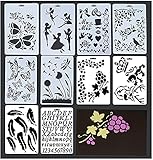 Material:Polypropylen (PP),BPA-frei,sicher für Malerei,Größe:10.2 * 7.1Zoll (26X18cm