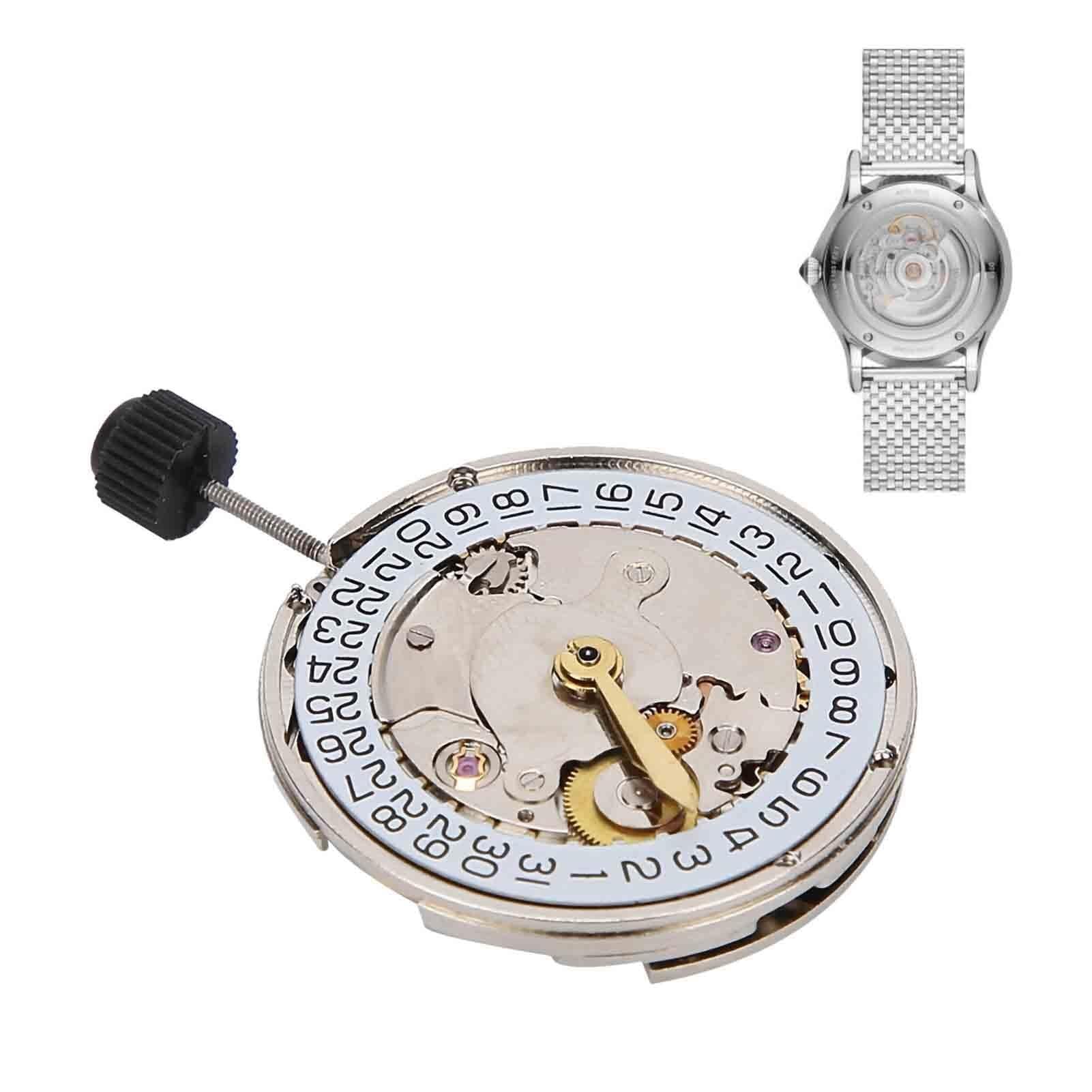 Movimento meccanico automatico professionale 2824 con datario – sostitutivo in metallo durevole per la riparazione dell'orologio