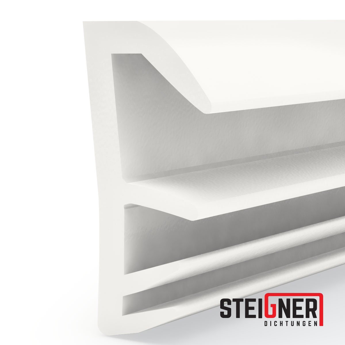 STEIGNER Flügelfalzdichtung Fensterdichtung Nutbreite 5mm aus TPE, 50m, Weiss, SFD14