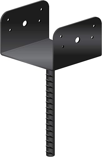 Miniatura 6 de Nuvo Iron DSB6 - Soporte decorativo para sillín negro de 6 pulgadas