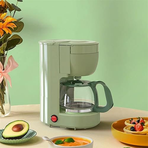 Miniatura 2 de WJHSP kfj - Cafetera eléctrica para hacer café con filtro por goteo cafetera caliente hervida color negro 220-240V