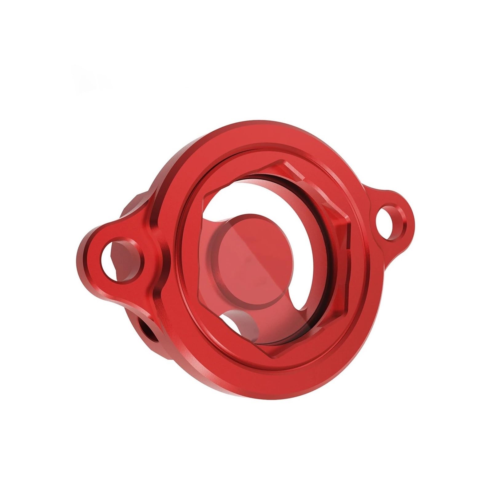 axq1989 Tappo di Copertura del Filtro dell'olio Motore Trasparente for Moto Compatibile con CRF250R CR 250R 2010-2017 Coperchio del Filtro dell'olio Trasparente in Alluminio