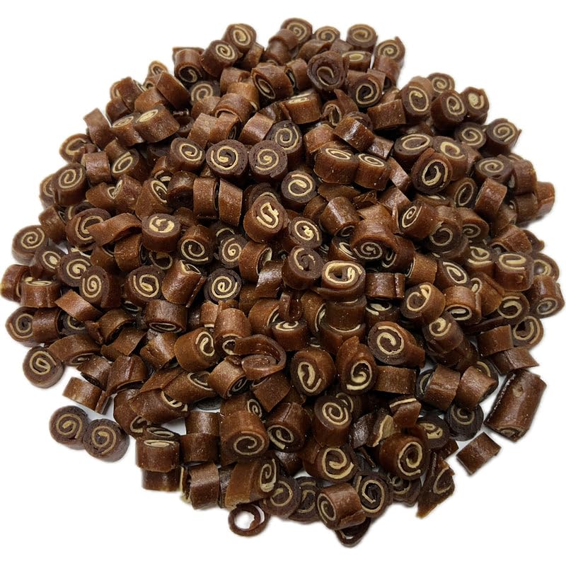 DriedDogTreats Soft Dog Training Treats Duck & Fish Mini Rolls 500g