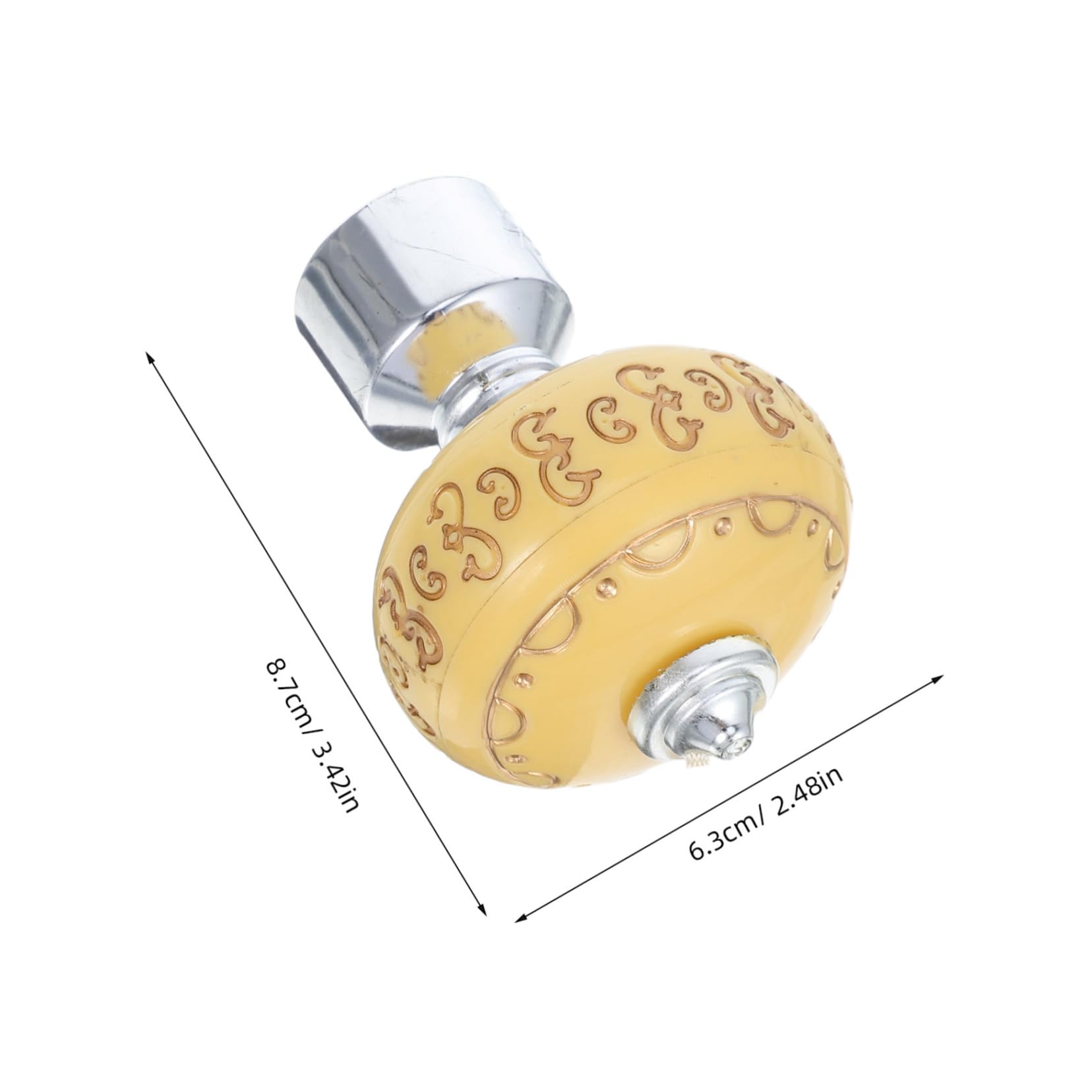 Luxshiny 4pcs Lantern Shaped Curtain Rod Finials Decorative Pole Ends for Roman Rods Antislip Design Easy Installation Versatile Curtain Accessories for Living Room Bedroom