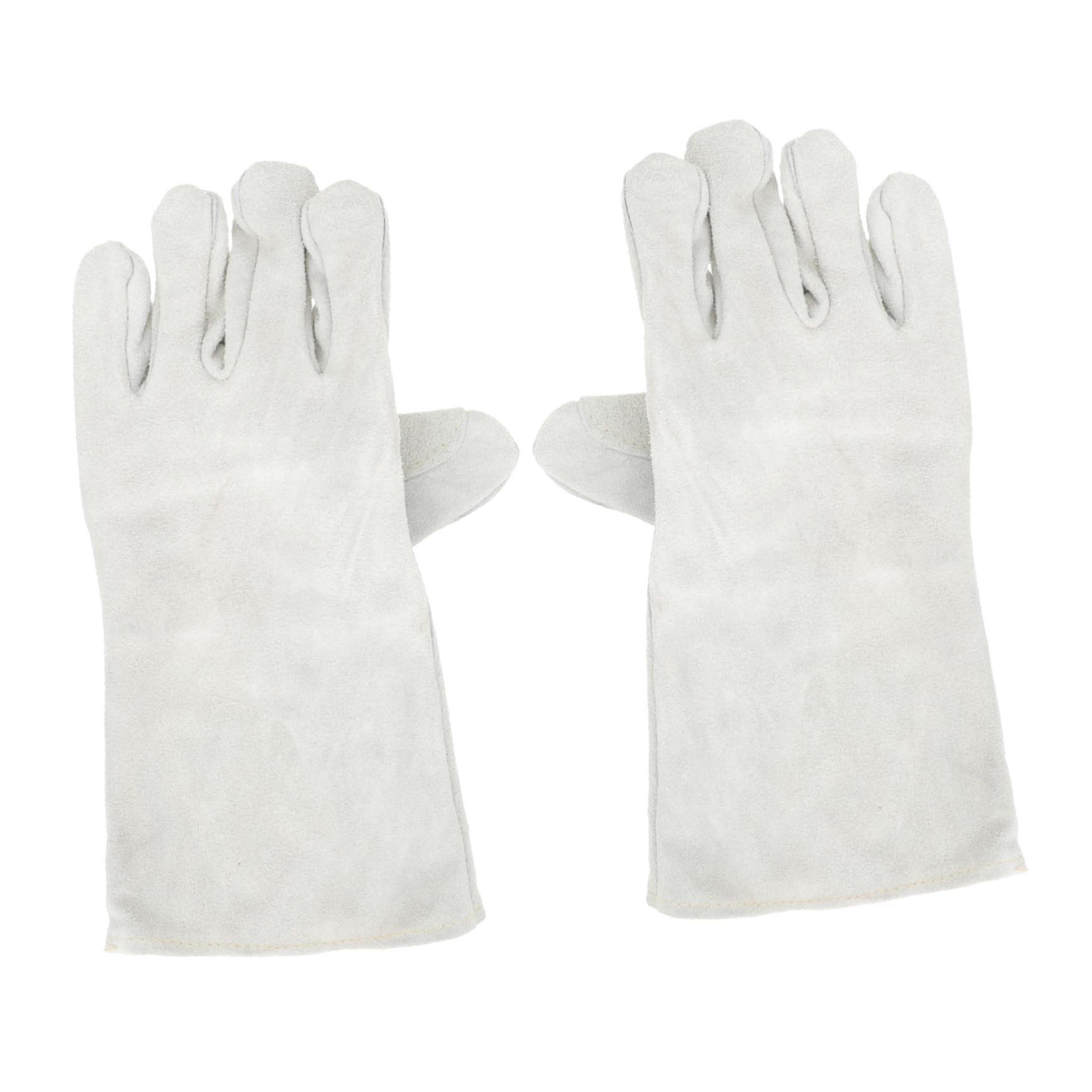 Housoutil Welding Gloves Heat Proof Safety Mittens Double-layer Reinforcement for Welders Diy Equipment