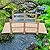 Garden Bridge, Garden Bridges For Outdoors, Wooden Bridge Pathway With Safety Rails Footbridgeyard Pond Bridge, Small Wood Walkway Landscaping, Backyard, Creek Or Farm , Stained Finished (Natural)