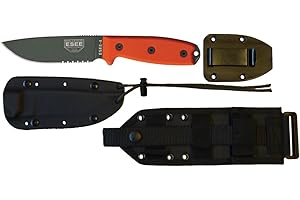 ESEE 4 Molle - Razor Sharp, Durable and Tactical Knife for Hunting, Camping and Survival