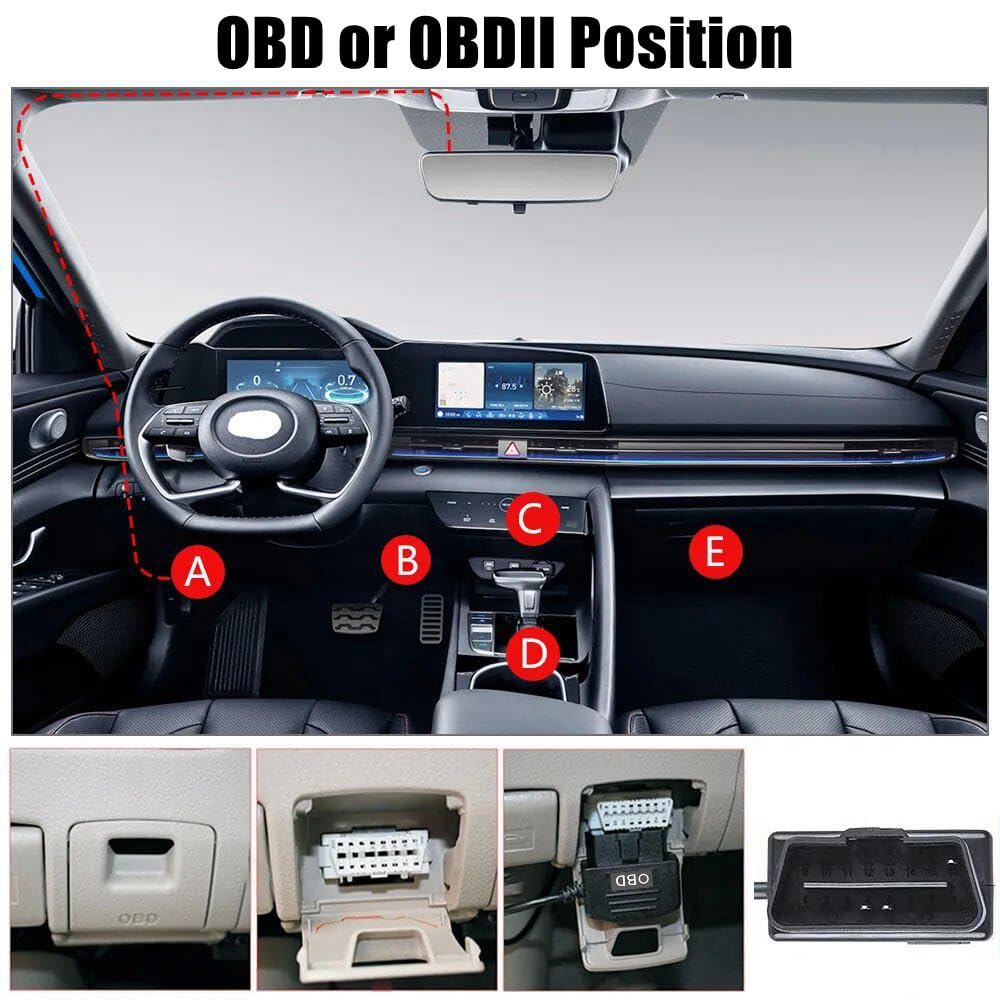 MEIRIYFA Cavo OBD2 A Tipo C Per Dash Cam: Ricarica Hardwire Con Monitoraggio 24h E Protezione Batteria, 3,5m - 4
