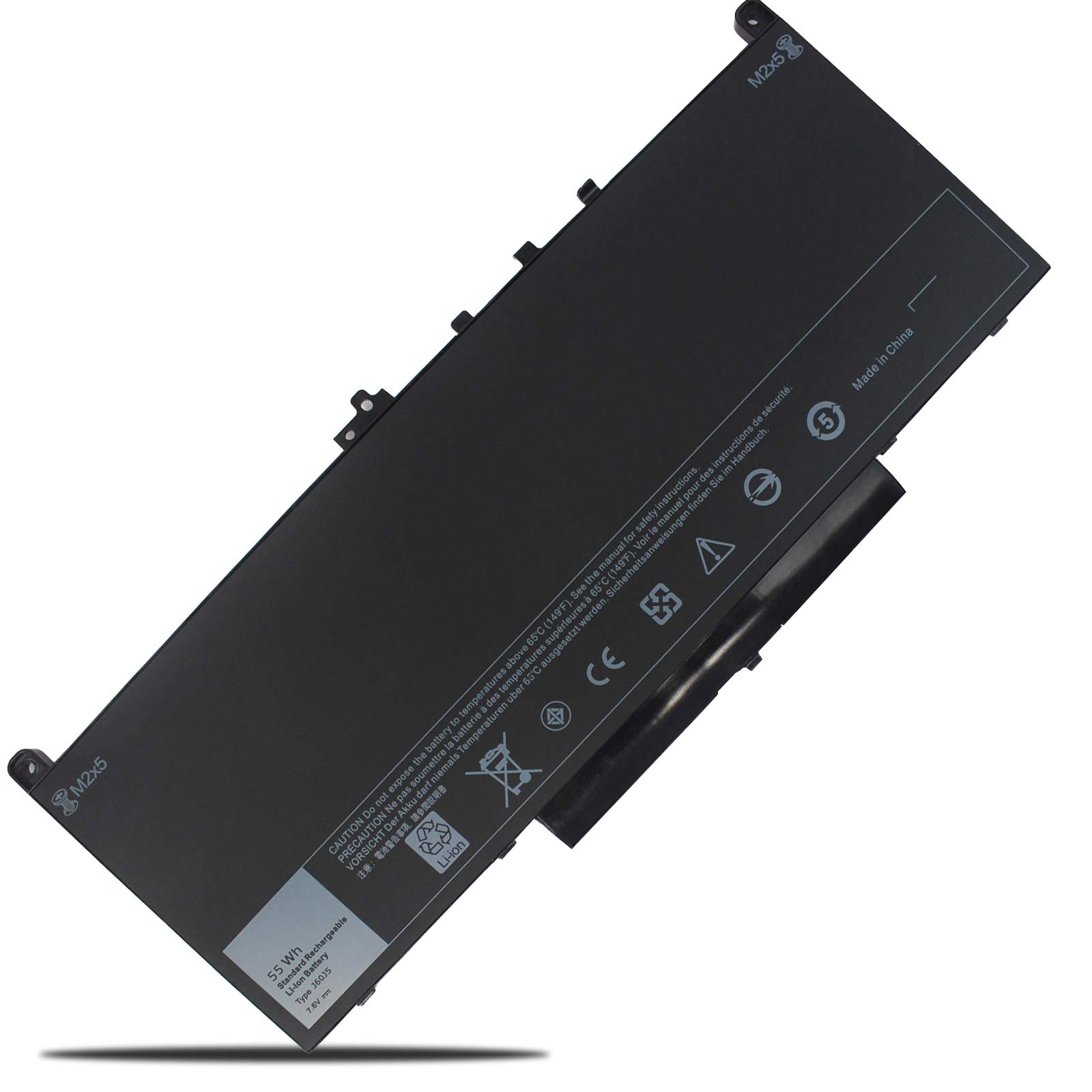 Vinpera 55Wh J60J5 Replacement Battery Compatible with Dell Latitude E7270 P26S001 E7470 P61G001 Series Notebook R1V85 451-BBSX 451-BBSY 451-BBSU 242WD 1W2Y2 GG4FM WYWJ2 PDNM2 7.6V 4Cell