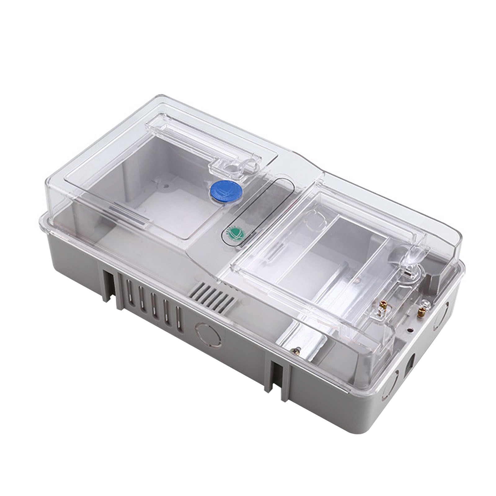 Modern Single Phase Electricity Meter Box Construction for Indoor and Outdoor Installation Clear Enclosure Clear Single Phase Meter Box