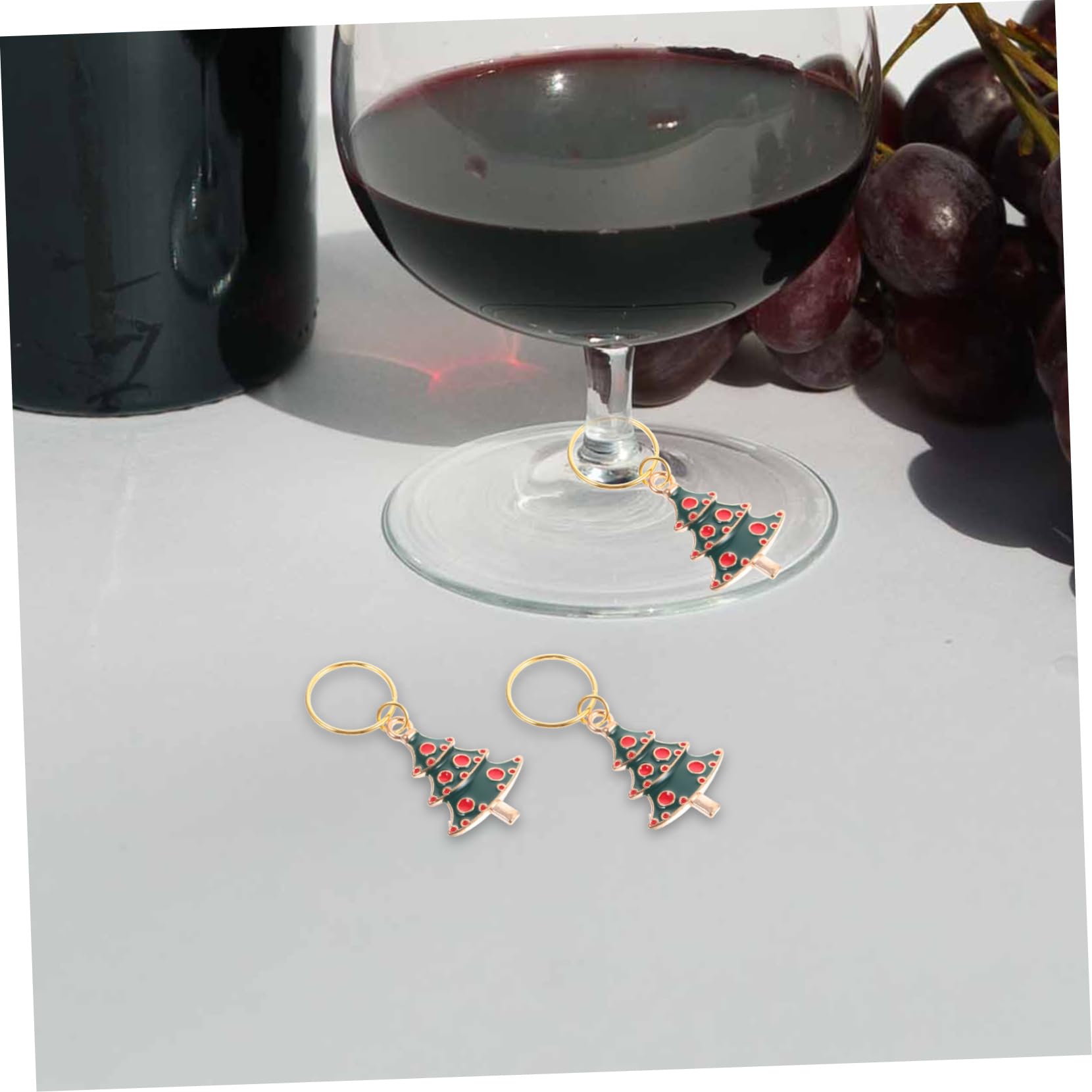 Alipis 48stücke Weihnachts-weinglasmarkierer Legierung Dekorative Für Gläser Weihnachtsbaum-designs Für Partys Hochzeiten Und Feiern