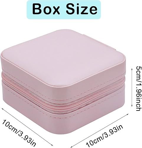 Miniatura 4 de Joyero personalizado de viaje joyero de viaje organizador de joyas de cuero con nombre regalo personalizado de propuesta de dama de honor para