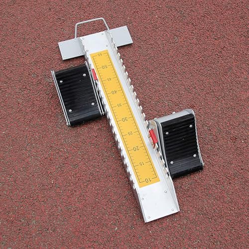 Multifunktionale Startblöcke für Sprints, 6-Fach verstellbares Aluminiumdesign für Leichtathletiktraining auf verschiedenen Untergründen