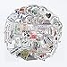 Produktbild Inveroo 60 Pcs/setzen Visa Postmark Seal Stamp Country City Shape Stickers Für Pad Phone Case Car Skateboard Helm Fahrradkoffer Spielzeug