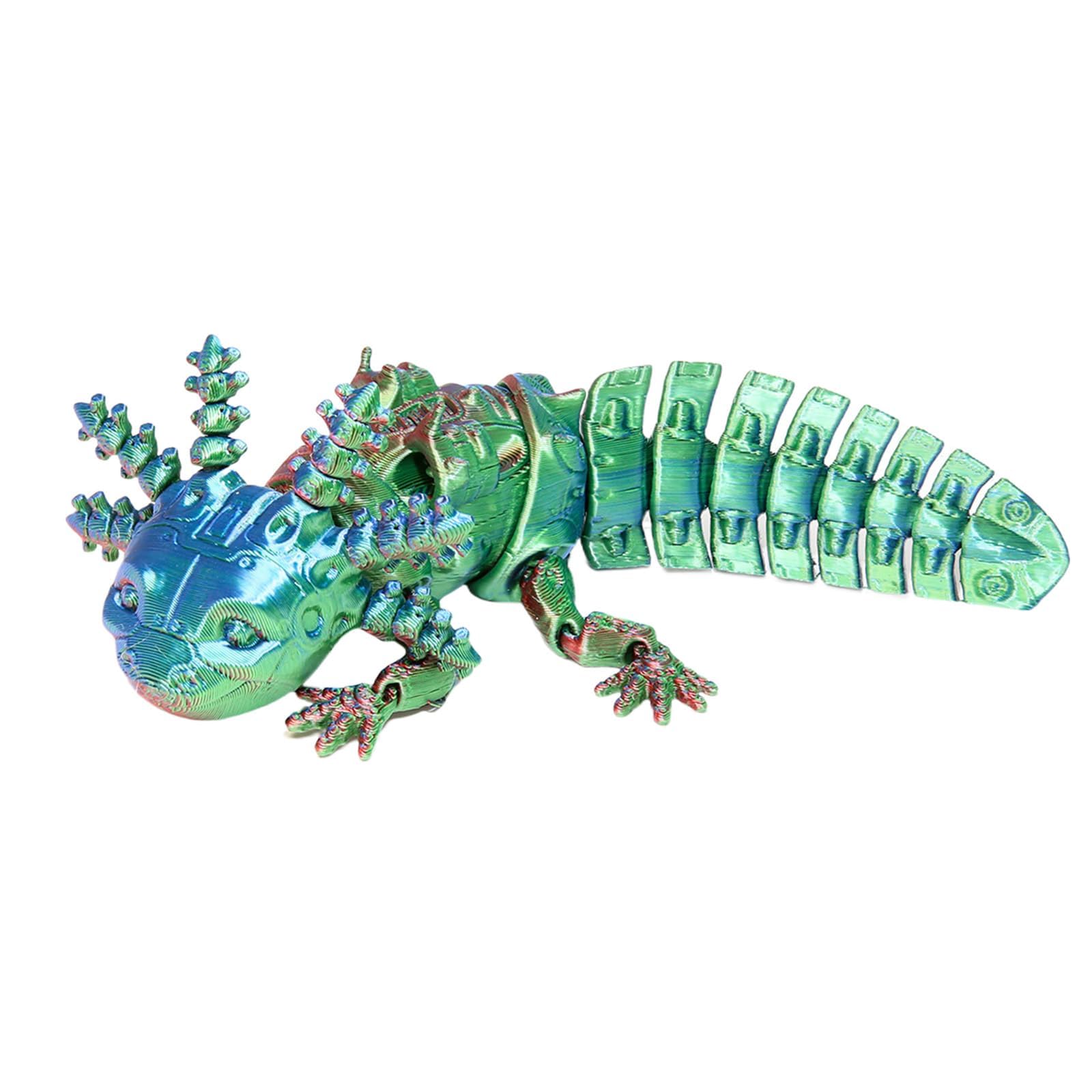 1PCS Axolotl Toy,3d Printed Animals,3d Printed Toys,Suitable for Developing Fine Motor Skills Toys Decor for Stress Relief,Birthday and Christmas Decorative Collectibles.