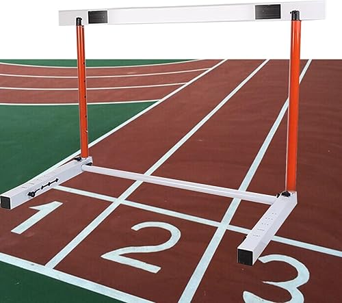 YXXSDP Valores de agilidad de velocidad ajustable, equipo de entrenamiento de obstáculos y fitness de metal resistente, juego de barra de salto de