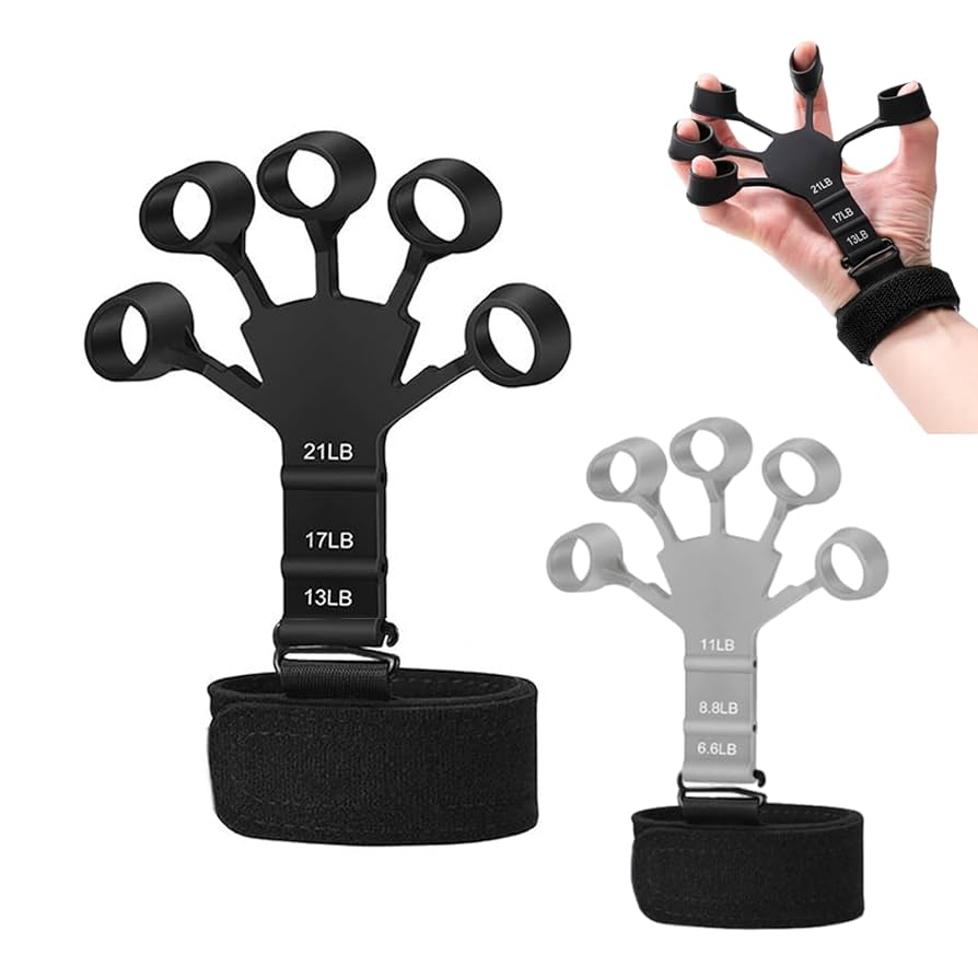 パワーグリップ・グローブ フィンガーパワー 筋トレ 指トレ 握力 トレーニング Amazon | Senteria フィンガーパワー フィンガートレーナー