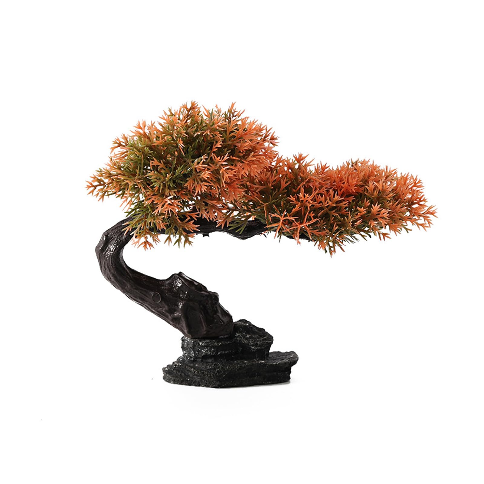 Bbajszx Thuja Pine Sunset Re Aquariums Handicraft Artificial Plant Breeding Plant Decoration Fishtank Landscape Supplies Aesthetic Displays Miniature Tree Decorations