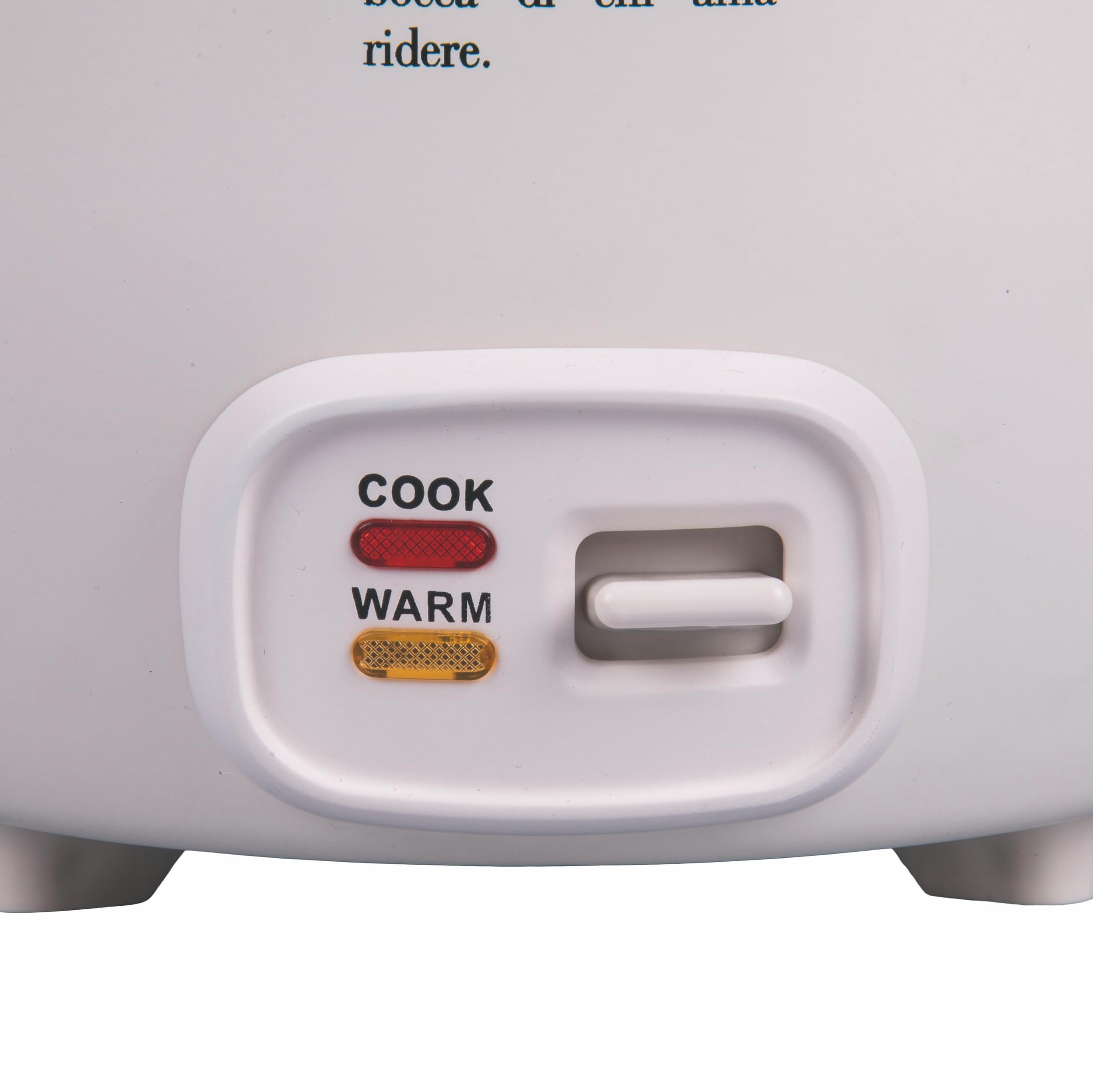 Cuiseur à riz en acier, couvercle en verre trempé, 2 fonctions, 400 W, ivoire, Victionary