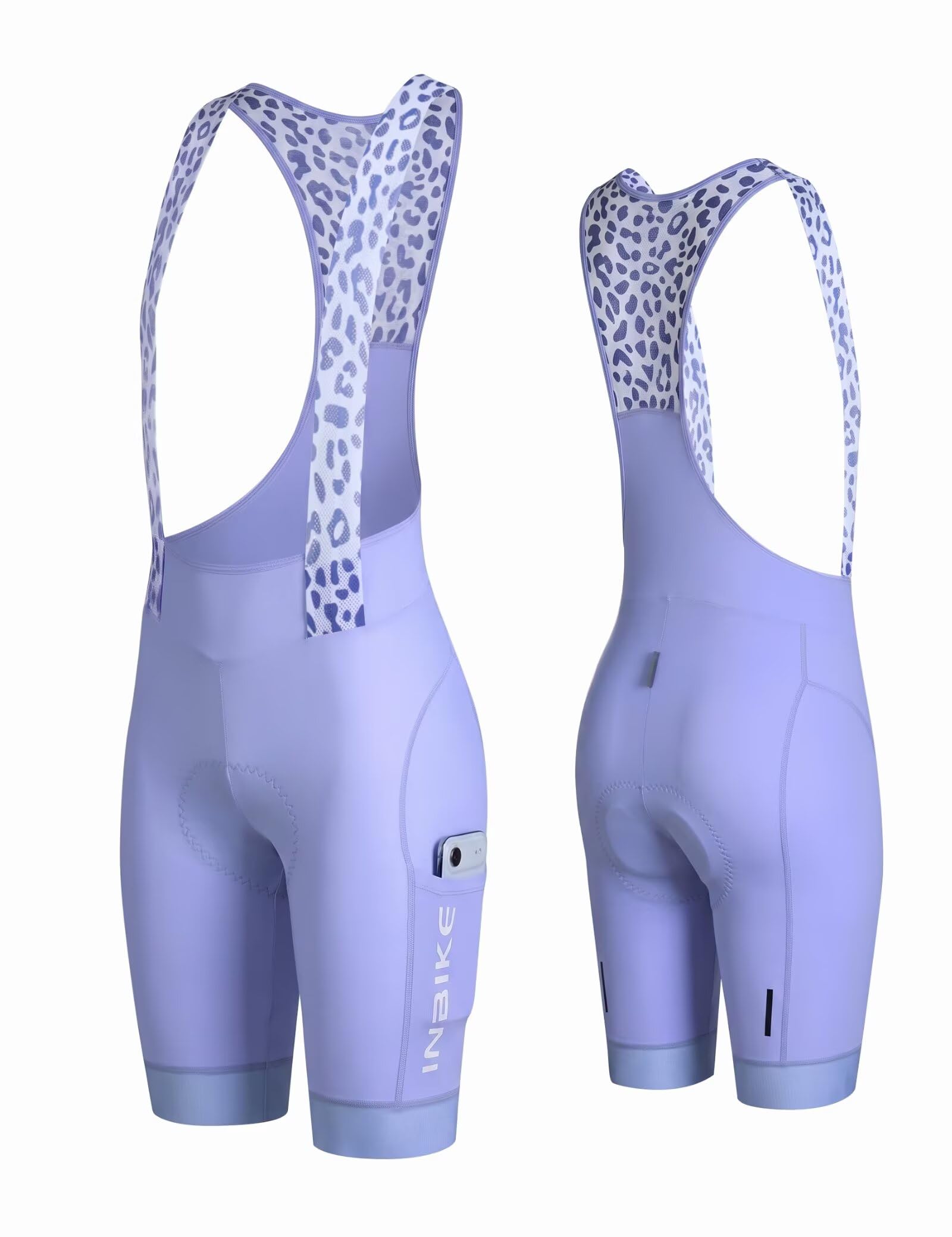 INBIKE Women's Cycling Bib Shorts with 3D High Density Sponge Padded Long Cycling Breathable Bib Shorts