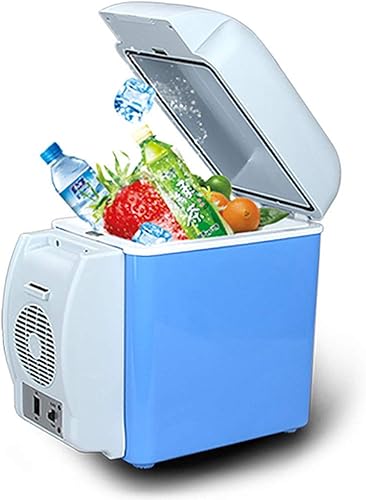 Mini refrigerador y calentador para el hogarauto mini refrigeradorcapacidad de 8 l compacto, portátil y silencioso (refrigerador de coche de 12 V,