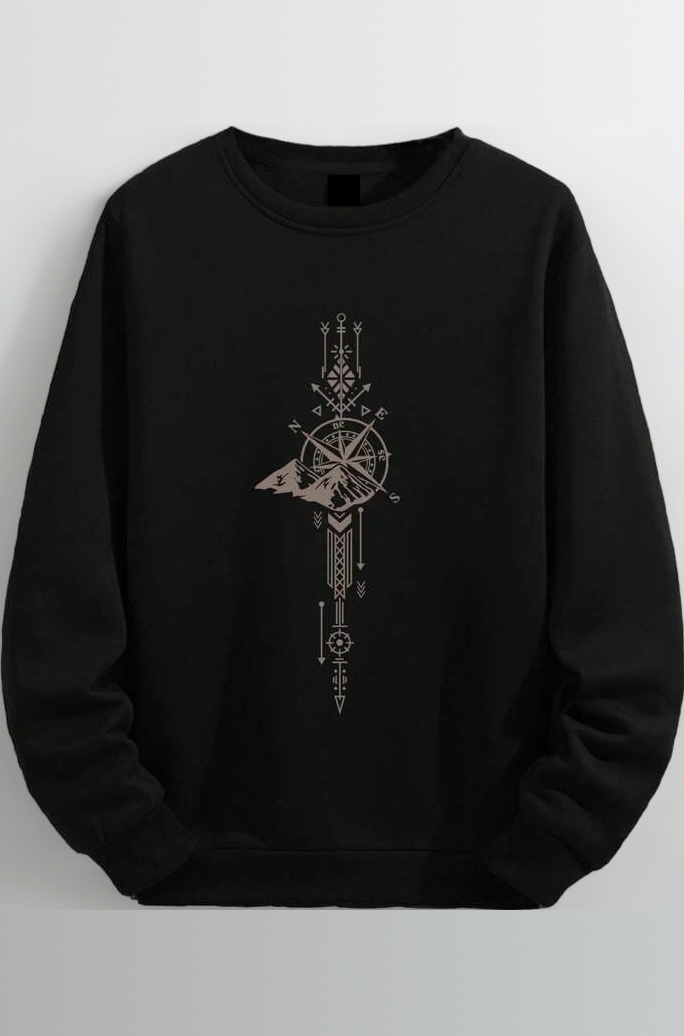 Men’s Casual Long Sleeve Waffle Knit T-Shirt – Soft Breathable Crewneck Top with Layered Hem & Contrast Collar