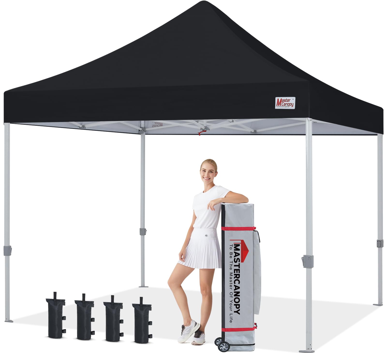 MASTERCANOPY Pop Up Canopy Tent Commercial Grade Instant Shelter