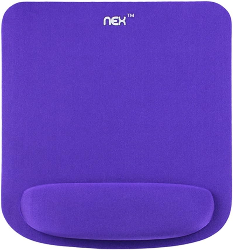 NEX Mouse Pad Wrist Rest Pad Comfortably Made of Memory Foam for Surfing and Gaming (Purple)