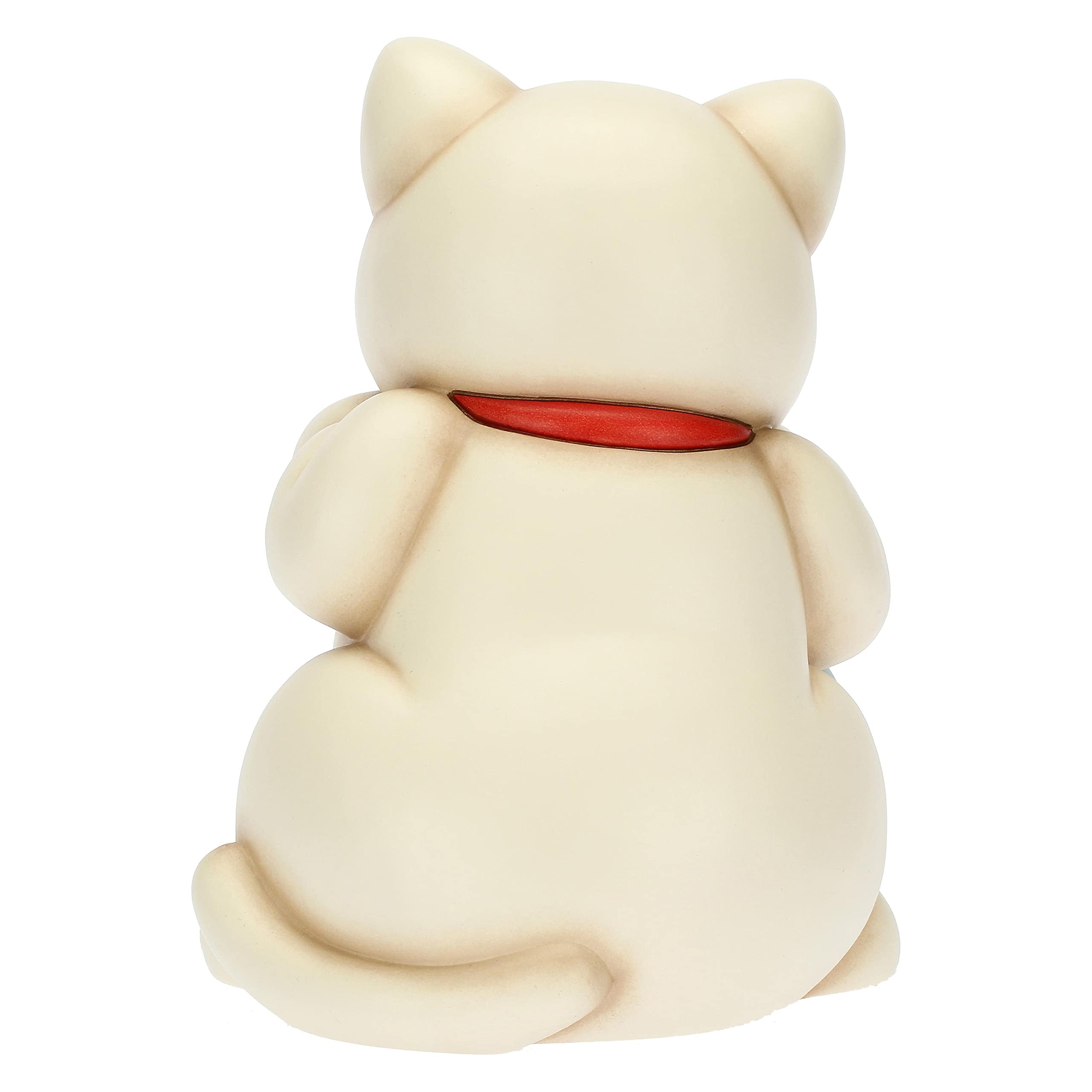 THUN Dekofigur Katze Mit Ampulle Und Fisch – Keramik, 18x16x20 Cm, Gastgeschenk Zur Kommunion
