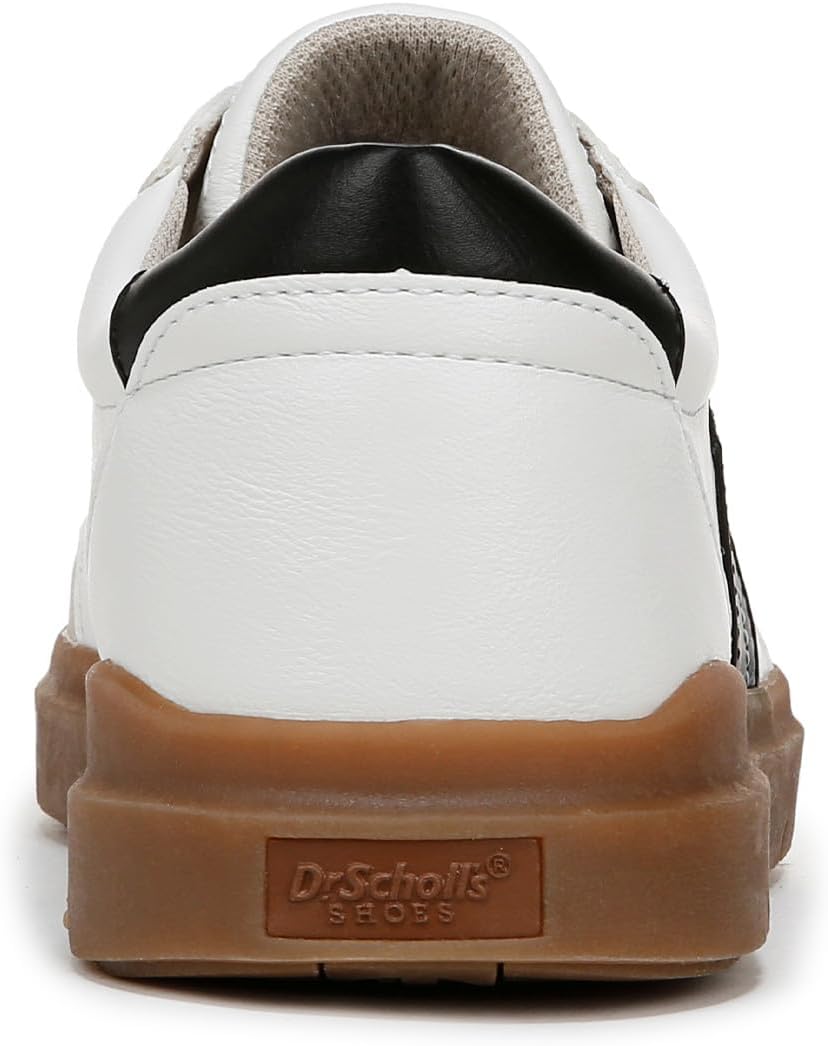Dr. Scholl's Shoes Mens Madison Men Sneaker White/Black Smooth 10 M - Image 3