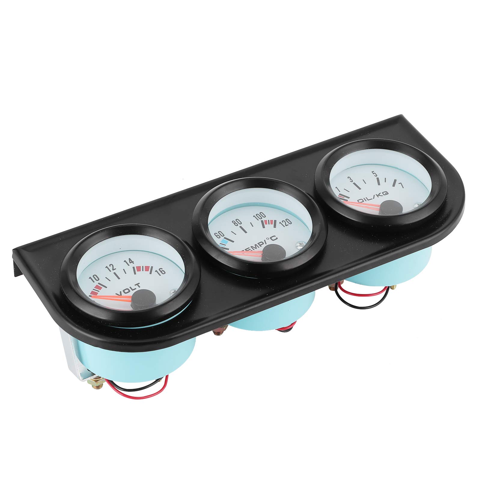 Amazon.co.jp: 車のメーター 水温 油圧 電圧 メーター DC12V 内径52mm