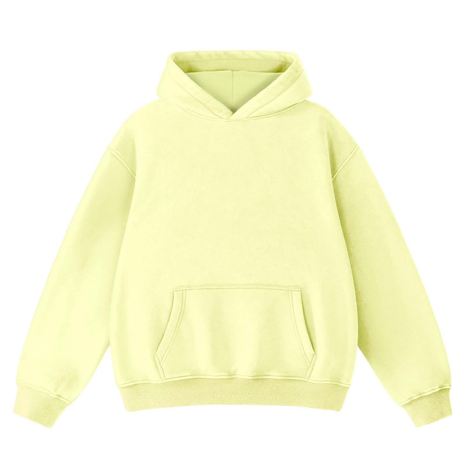 Dnzzs Womens Oversized Hoodie Acid Wash Heavyweight Fleece Cotton