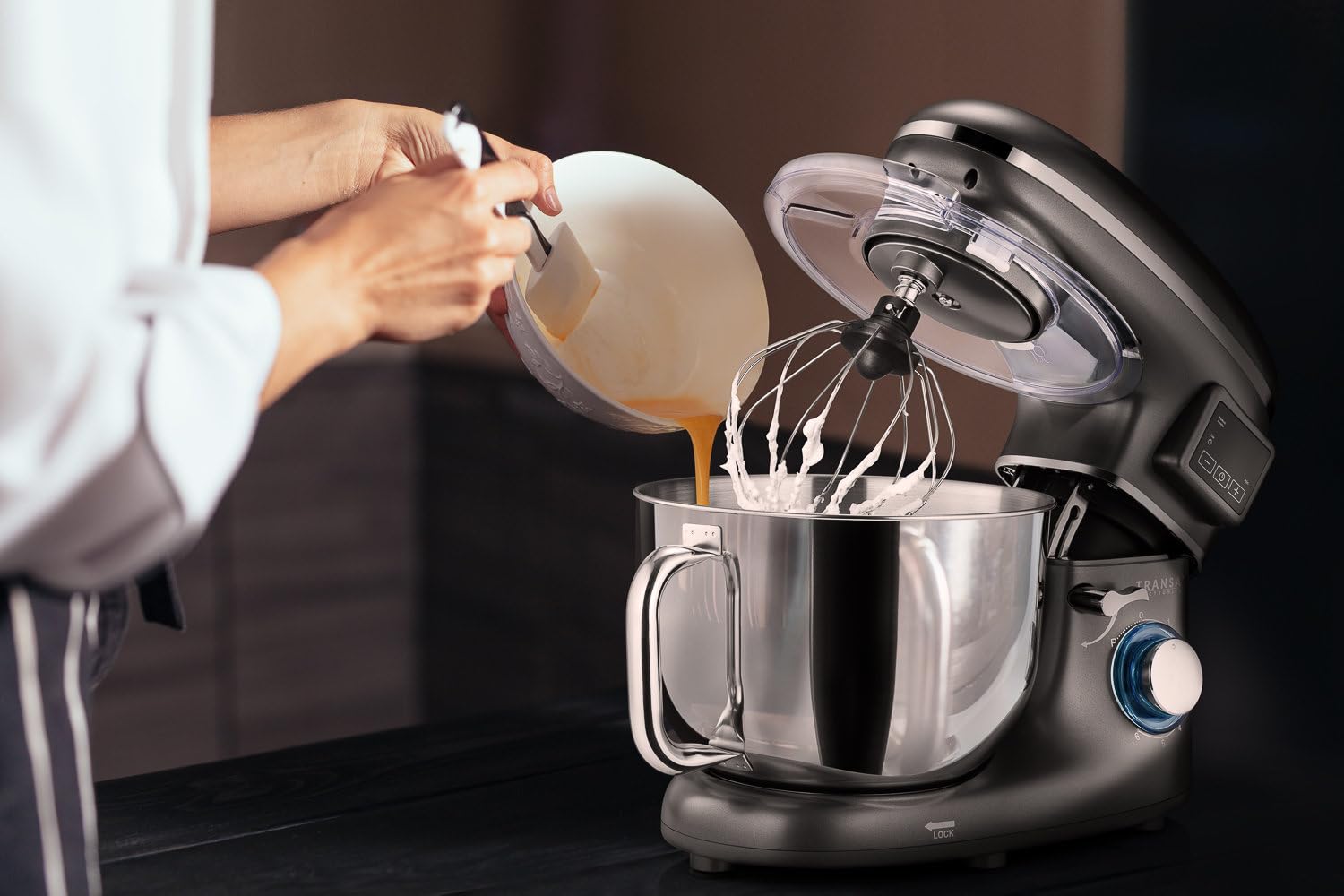 Robot planetarny z podgrzewaną misą SilverHot Chef 2800W