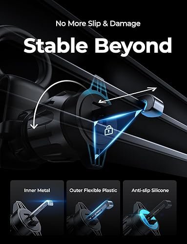 Miniatura 5 de LISEN Soporte magnético para teléfono MagSafe para coche, soporte de teléfono magnético para coche